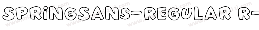 SpringSans-Regular R字体转换